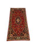 27337-Kashan Hand-Knotted/Handmade Persian Rug/Carpet Traditional/Authentic/Size: 4'6" x 2'4" /137cm x 70cm
