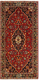 27340-Kashan Hand-Knotted/Handmade Persian Rug/Carpet Traditional/Authentic/Size: 4'6" x 2'2" /137cm x 68cm
