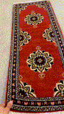 27341-Bidjar Hand-Knotted/Handmade Persian Rug/Carpet Traditional/ Authentic/ Size: 3'10"x 1'5"/117cm x 44cm