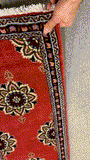 27342-Bidjar Hand-Knotted/Handmade Persian Rug/Carpet Traditional/ Authentic/ Size: 3'11"x 1'5"/120cm x 45cm