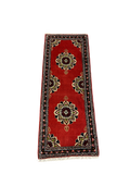 27343-Bidjar Hand-Knotted/Handmade Persian Rug/Carpet Traditional/ Authentic/ Size:3'9"x 1'6"/115cm x 46cm