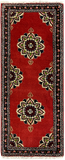 27343-Bidjar Hand-Knotted/Handmade Persian Rug/Carpet Traditional/ Authentic/ Size:3'9"x 1'6"/115cm x 46cm