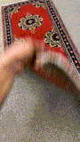 27344-Bidjar Hand-Knotted/Handmade Persian Rug/Carpet Traditional/ Authentic/ Size: 3'10"x 1'6"/116cm x 46cm