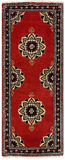 27344-Bidjar Hand-Knotted/Handmade Persian Rug/Carpet Traditional/ Authentic/ Size: 3'10"x 1'6"/116cm x 46cm