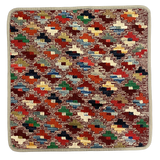 27499 - Kelim Hand-Woven/Flat Weaved/Handmade Afghan Kelim Pillow Cover/Carpet Tribal/Nomadic Authentic/Size: 1'6" x 1'6" /46cm x 46cm