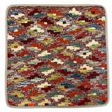 27501- Kelim Hand-Woven/Flat Weaved/Handmade Afghan Kelim Pillow Cover/Carpet Tribal/Nomadic Authentic/Size: 1'6" x 1'6" /46cm x 46cm