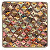 27503- Kelim Hand-Woven/Flat Weaved/Handmade Afghan Kelim Pillow Cover/Carpet Tribal/Nomadic Authentic/Size: 1'6" x 1'6" /46cm x 46cm