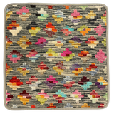 27504- Kelim Hand-Woven/Flat Weaved/Handmade Afghan Kelim Pillow Cover/Carpet Tribal/Nomadic Authentic/Size: 1'6" x 1'6" /46cm x 46cm