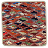 27505- Kelim Hand-Woven/Flat Weaved/Handmade Afghan Kelim Pillow Cover/Carpet Tribal/Nomadic Authentic/Size: 1'6" x 1'6" /46cm x 46cm