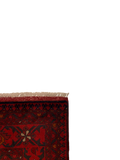 27516 - Khal Mohammad Hand-Knotted/Handmade Afghan Rug/Carpet/Traditional/Authentic/Size: 4'8" x 3'3"/142cm x 99cm