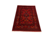 27516 - Khal Mohammad Hand-Knotted/Handmade Afghan Rug/Carpet/Traditional/Authentic/Size: 4'8" x 3'3"/142cm x 99cm