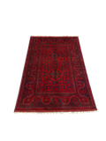 27517 - Khal Mohammad Hand-Knotted/Handmade Afghan Rug/Carpet/Traditional/Authentic/Size: 4'9" x 3'2"/145cm x 97cm