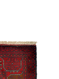 27519 - Khal Mohammad Hand-Knotted/Handmade Afghan Rug/Carpet/Traditional/Authentic/Size: 4'9" x 3'4"/145cm x 102cm