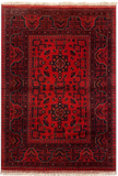 27520 - Khal Mohammad Hand-Knotted/Handmade Afghan Rug/Carpet/Traditional/Authentic/Size: 5'0" x 3'4"/152cm x 102cm