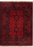 27528 - Khal Mohammad Hand-Knotted/Handmade Afghan Rug/Carpet/Traditional/Authentic/Size: 4'8" x 3'4"/142cm x 102cm