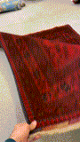 27532- Khal Mohammad Hand-Knotted/Handmade Afghan Rug/Carpet/Traditional/Authentic/Size: 6'2" x 4'2"/145cm x 99cm