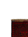 27532- Khal Mohammad Hand-Knotted/Handmade Afghan Rug/Carpet/Traditional/Authentic/Size: 6'2" x 4'2"/145cm x 99cm