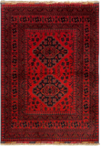 27532- Khal Mohammad Hand-Knotted/Handmade Afghan Rug/Carpet/Traditional/Authentic/Size: 6'2" x 4'2"/145cm x 99cm