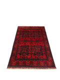27535- Khal Mohammad Hand-Knotted/Handmade Afghan Rug/Carpet/Traditional/Authentic/Size: 4'8" x 3'3"/142cm x 99cm