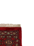 27621-Bokhara Hand-Knotted/Handmade Pakistani Rug/Carpet Tribal/Nomadic Authentic/ Size: 6'1" x 2'1"/185cm ×64cm