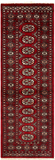 27624-Bokhara Hand-Knotted/Handmade Pakistani Rug/Carpet Tribal/Nomadic Authentic/ Size: 6'2" x 2'1"/188cm ×64cm
