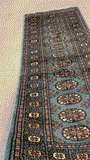 27625-Bokhara Hand-Knotted/Handmade Pakistani Rug/Carpet Tribal/Nomadic Authentic/ Size: 6'0" x 2'11"/183cm ×89cm