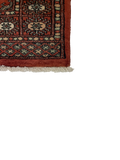 27631-Bokhara Hand-Knotted/Handmade Pakistani Rug/Carpet Tribal/Nomadic Authentic/ Size: 5'8" x 2'2"/173cm ×66cm