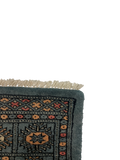 27636-Bokhara Hand-Knotted/Handmade Pakistani Rug/Carpet Tribal/Nomadic Authentic/ Size: 6'1" x 2'1"/185cm ×64cm