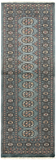27636-Bokhara Hand-Knotted/Handmade Pakistani Rug/Carpet Tribal/Nomadic Authentic/ Size: 6'1" x 2'1"/185cm ×64cm