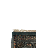 27638-Bokhara Hand-Knotted/Handmade Pakistani Rug/Carpet Tribal/Nomadic Authentic/ Size: 5'8" x 2'2"/173cm ×66cm