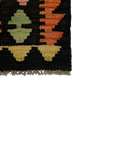 27661 - Kelim Hand-Woven/Flat-Weaved/Afghan Kelim/Carpet Modern/Nomadic Authentic/Size: 4'0" x 2'6"/122cm ×76cm