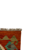 27678 - Kelim Hand-Woven/Flat-Weaved/Afghan Kelim/Carpet Modern/Nomadic Authentic/Size: 4'0" x 2'6"/122cm × 76cm