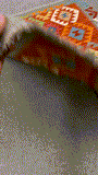 27716 - Kelim Hand-Woven/Flat-Weaved/Afghan Kelim/Carpet Modren/Nomadic Authentic/Size: 4'2" x 2'7"/127cm ×79cm