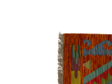 27763 - Kelim Hand-Woven/Flat-Weaved/Afghan Kelim/Carpet Modren/Nomadic Authentic/Size: 6'0" x 4'0"/183 cm ×&nbsp; 122cm