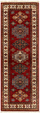 27771-Royal Kazak Hand-Knotted/Handmade Afghan Rug/Carpet Tribal/Nomadic Authentic/ Size: 5'9" x 2'0"/175m x 61cm