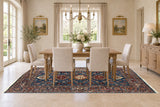 27772 Royal Kazak rug staged in a dining room