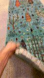 27790-Chobi Ziegler Handmade/Hand-knotted Afghan Rug/Carpet Tribal/Nomadic Authentic/ Size:  6'5" x 2'5" / 196cm x 74cm