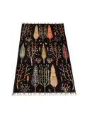 27809-Chobi Ziegler Handmade/Hand-knotted Afghan Rug/Carpet Tribal/Nomadic Authentic/ Size: 4'1" x 2'8" / 124cm x 81cm