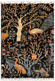 27824-Chobi Ziegler Handmade/Hand-knotted Afghan Rug/Carpet Tribal/Nomadic Authentic/ Size: 4'0" x 2'8" / 122cm x 81cm