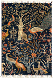 27825-Chobi Ziegler Handmade/Hand-knotted Afghan Rug/Carpet Tribal/Nomadic Authentic/ Size: 4'1" x 2'8" / 124cm x 81cm