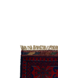 27830-Chobi Ziegler Handmade/Hand-knotted Afghan Rug/Carpet Tribal/Nomadic Authentic/ Size: 6'5" x 2'6" /196cm x 76cm