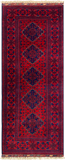 27830-Chobi Ziegler Handmade/Hand-knotted Afghan Rug/Carpet Tribal/Nomadic Authentic/ Size: 6'5" x 2'6" /196cm x 76cm