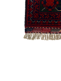 27833-Chobi Ziegler Handmade/Hand-knotted Afghan Rug/Carpet Tribal/Nomadic Authentic/ Size: 5'3" x 3'2" / 160cm x 97cm