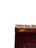 27834-Chobi Ziegler Handmade/Hand-knotted Afghan Rug/Carpet Tribal/Nomadic Authentic/ Size: 4'9" x 3'3" / 145cm x 99cm