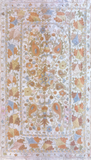 27933- Table Decor Cloth /Fine Hand-Printed/Afghan /Cotton base/wool+ Cotton pile /Modern/Nomadic Authentic/Size: 4'10" x 2'9"/147cm x 84cm