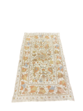 27933- Table Decor Cloth /Fine Hand-Printed/Afghan /Cotton base/wool+ Cotton pile /Modern/Nomadic Authentic/Size: 5'2" x 3'6"/157cm x 107cm