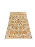 27938- Table Decor Cloth /Fine Hand-Printed/Afghan /Cotton base/wool+ Cotton pile /Modern/Nomadic Authentic/Size: 6'6" x 3'3"/198cm x 99cm