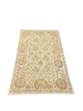 27939- Table Decor Cloth /Fine Hand-Printed/Afghan /Cotton base/wool+ Cotton pile /Modern/Nomadic Authentic/Size: 6'6" x 3'3"/198cm x 99cm