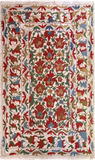 27940- Table Decor Cloth /Fine Hand-Printed/Afghan /Cotton base/wool+ Cotton pile /Modern/Nomadic Authentic/Size: 5'0" x 3'0"/152cm x 91cm