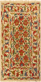 27940- Table Decor Cloth /Fine Hand-Printed/Afghan /Cotton base/wool+ Cotton pile /Modern/Nomadic Authentic/Size: 6'6" x 3'3"/198cm x 99cm